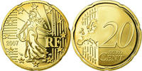 France 20 Euro Cent BE, Brass, KM:1411 -