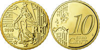 France 10 Euro Cent BE, Brass, KM:1410 -