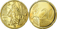 France 20 Euro Cent BE, Brass, KM:1411 -