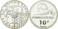 France 10 Francs Coin, Coupe du Monde 1998, Paris, BE -