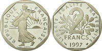 France 2 Francs Coin, Semeuse, Paris, BE, Nickel, KM:942.2 -