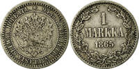 Finland Markka Coin, Alexander II, Silver, KM:3.1 -