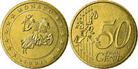 Monaco 50 Euro Cent Brass, KM:172 -