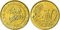 Monaco 10 Euro Cent Brass, KM:170 -