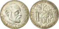 France 100 Francs Coin, Germinal, Silver, KM:957, Gadoury:900 -
