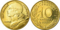 France 10 Centimes Coin, Marianne, Paris, BE -