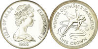 Isle of Man Crown Coin, Elizabeth II, Pobjoy Mint, Proof -