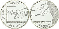 Finland 10 Euro Fredrik Pacius, Silver, KM:148 -