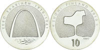 Finland 10 Euro Proof, Silver, KM:151 -