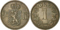 Norway Ore Coin, Bronze, KM:352 -