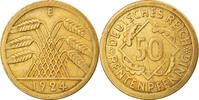 GERMANY, WEIMAR REPUBLIC 50 Rentenpfennig Coin, Muldenhütten -
