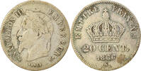 France 20 Centimes Coin, Napoleon III, Napoléon III, Bordeaux -