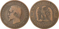 France 10 Centimes Coin, Napoleon III, Napoléon III, Lille -