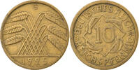 GERMANY, WEIMAR REPUBLIC 10 Reichspfennig Coin, Karlsruhe -