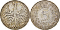 GERMANY - FEDERAL REPUBLIC 5 Mark Coin, Hamburg, Silver -