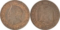 France Centime Coin, Napoleon III, Napoléon III, Bordeaux -