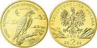 Poland 2 Zlote Coin, Warsaw, Brass, KM:627 -