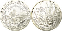 France Franc Paris, Silver, KM:1014 -
