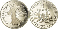 France Franc Coin, Semeuse, Paris, Proof, Nickel, KM:925.2 -