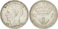 Belgium 20 Francs, 20 Frank Coin, Silver, KM:105 -