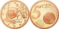 France 5 Euro Cent Proof, Copper Plated Steel, KM:1284 -