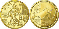 France 20 Euro Cent Proof, Brass, KM:1411 -