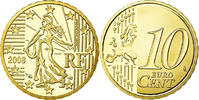 France 10 Euro Cent Proof, Brass, KM:1410 -