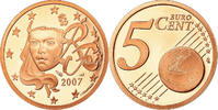 France 5 Euro Cent Proof, Copper Plated Steel, KM:1284 -