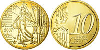 France 10 Euro Cent Proof, Brass, KM:1410 -