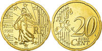 France 20 Euro Cent Proof, Brass, KM:1286 -