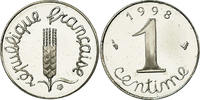 France Centime Coin, Épi, Paris, Proof, Stainless Steel -