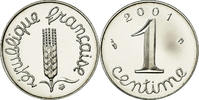 France Centime Coin, Épi, Paris, Proof, Stainless Steel -