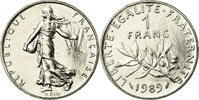 France Franc Coin, Semeuse, Paris, Nickel, KM:925.1 -