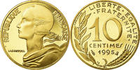 France 10 Centimes Coin, Marianne, Paris, Proof -