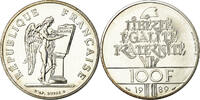 France 100 Francs Coin, Droits de l'Homme, Silver, KM:970 -