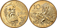 France 10 Francs Coin, François Rude, Paris, Nickel-Bronze -