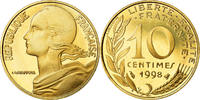 France 10 Centimes Coin, Marianne, Paris, Proof -