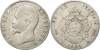 France 5 Francs Coin, Napoleon III, Napoléon III, Strasbourg -