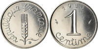 France Centime Coin, Épi, Paris, Stainless Steel, KM:928 -