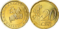 Monaco 20 Euro Cent Brass, KM:171 -