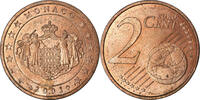 Monaco 2 Euro Cent Copper Plated Steel, KM:168 -