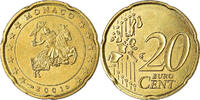 Monaco 20 Euro Cent Brass, KM:171 -