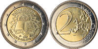 Belgium 2 Euro Traité de Rome 50 ans, Bi-Metallic, KM:247 -