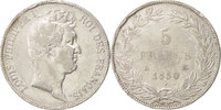 France 5 Francs Coin, Louis-Philippe, Paris, Silver -