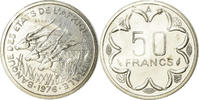 Central African States 50 Francs Coin, Paris, ESSAI, Nickel -