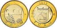 Finland 5 Euro Château fort d'Olavinlinna, Bi-Metallic, KM:199 -