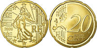 France 20 Euro Cent BE, Brass, KM:1411 -