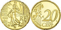 France 20 Euro Cent BE, Brass, KM:1286 -