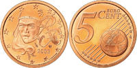 France 5 Euro Cent BE, Copper Plated Steel, KM:1284 -