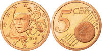 France 5 Euro Cent BE, Copper Plated Steel, KM:1284 -